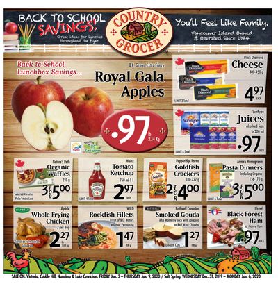 Country Grocer Flyer January 3 to 9