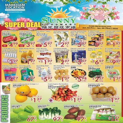 Sunny Foodmart (Markham) Flyer January 3 to 9