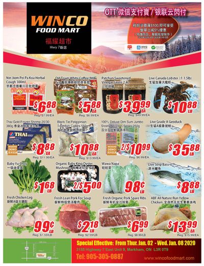 WinCo Food Mart (HWY 7) Flyer January 2 to 8
