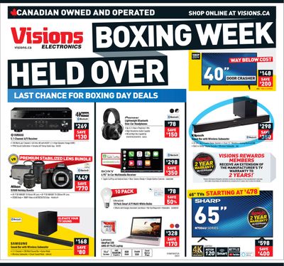 Visions Electronics Flyer January 3 to 9