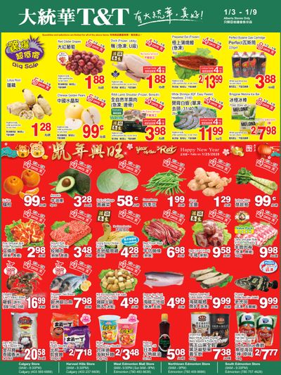 T&T Supermarket (AB) Flyer January 3 to 9