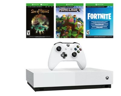 Xbox One S All-Digital Edition 1TB Console with Minecraft, Sea of Thieves & Fortnite For $179.99 At Best Buy Canada