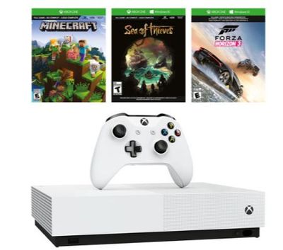 Xbox One S All-Digital Edition 1TB Console with Minecraft, Sea of Thieves & Forza Horizon 3 For $179.99 At Best Buy Canada