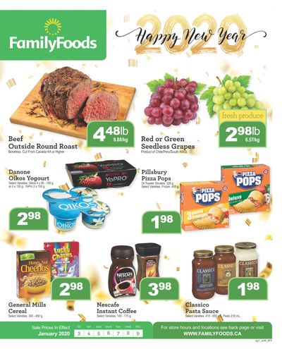 Family Foods Flyer January 3 to 9