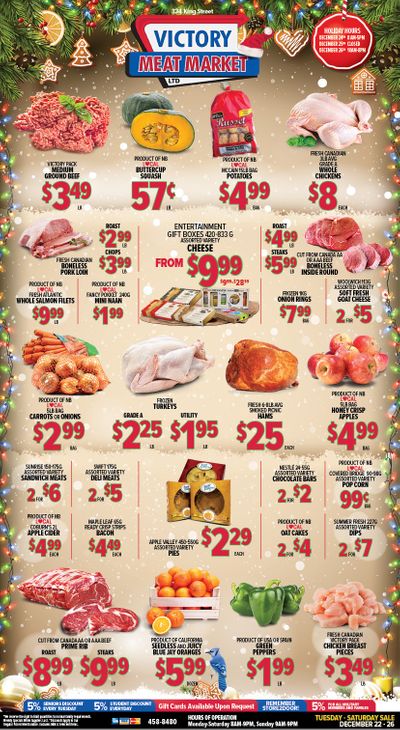 Victory Meat Market Flyer December 22 to 26