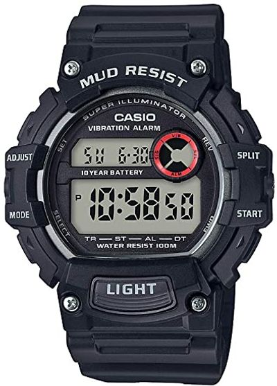 Casio Men's TRT-110H-1AVCF Mud Resistant Digital Display Quartz Black Watch On Sale for $ 39.90 (Save $ 7.66) at Amazon Canada 