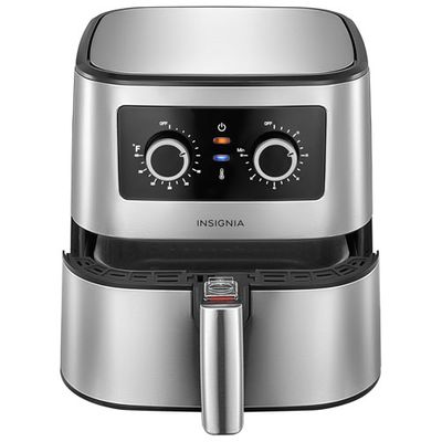 Insignia Air Fryer - 4.8L/5.1QT - Stainless Steel On Sale for $79.99 (Save $90) at Best Buy Canada 
