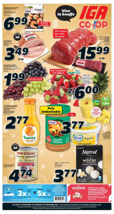 IGA (NB) Flyer December 24 to 30