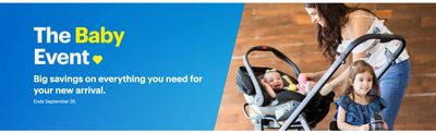 Best Buy Canada Baby Event: Save on Car Seats, Cribs, Strollers & More