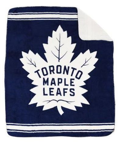 NHL Toronto Maple Leafs Sherpa Throw For $14.00 At Walmart Canada