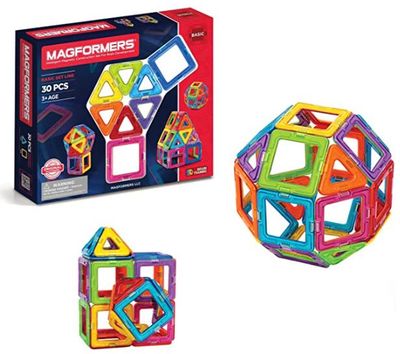 Magformers Construction Set, Rainbow (30-Piece) For $19.98 At Amazon Canada