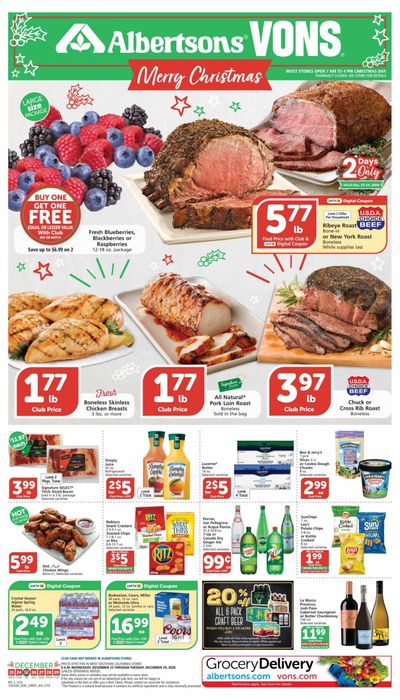 Vons (CA, NV) Weekly Ad Flyer December 23 to December 29