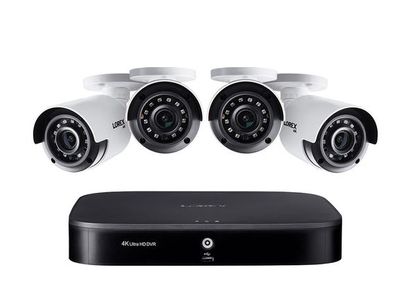 Lorex 8-Channel 4K UHD DVR with 1TB HDD & 4 4K Outdoor Night Vision AHD Bullet Cameras For $249.99 At B&H Photo Video Audio Canada