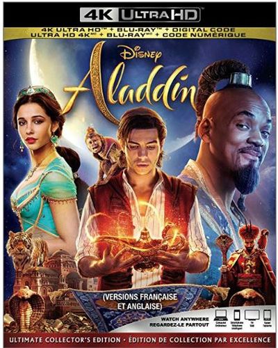 Aladdin [4K Ultra HD + Blu-ray + Digital] (Bilingual) For $26.95 At Amazon Canada