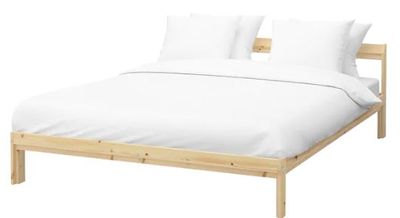 NEIDEN Bed frame, pine birch, Luröy, Full For $109.00 At IKEA Canada