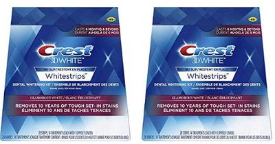 Crest 3D White Whitestrips Glamorous White Teeth Whitening (28 Treatments) For $70.65 At Amazon Canada