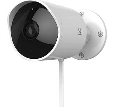 YI Outdoor Security Camera, 1080p Cloud Cam 2.4G Wireless IP Waterproof Night Vision Surveillance System with Two-Way Audio, Motion Detection, Activity Alert, Deterrent Alarm - iOS, Android App For $109.99 At Amazon Canada