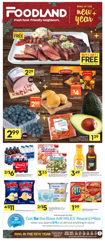 Foodland (ON) Flyer December 26 to January 1