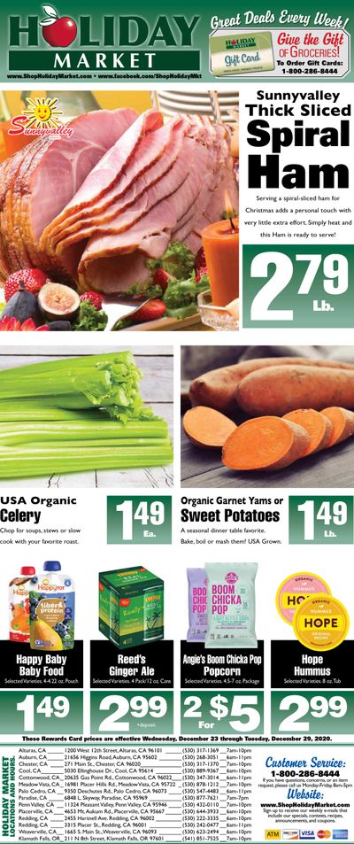 Holiday Market Holiday Weekly Ad Flyer December 23 to December 29, 2020