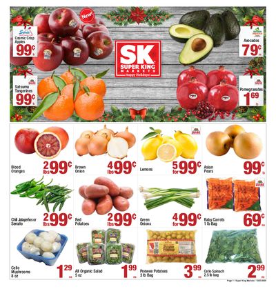 Super King Markets Holiday Weekly Ad Flyer December 23 to December 29, 2020