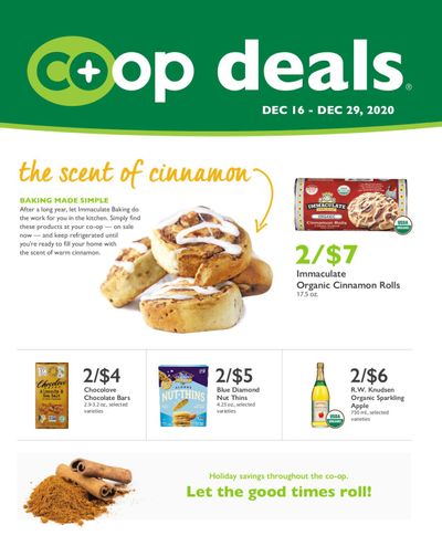 Wheatsville Food Coop Holiday Weekly Ad Flyer December 16 to December 29, 2020