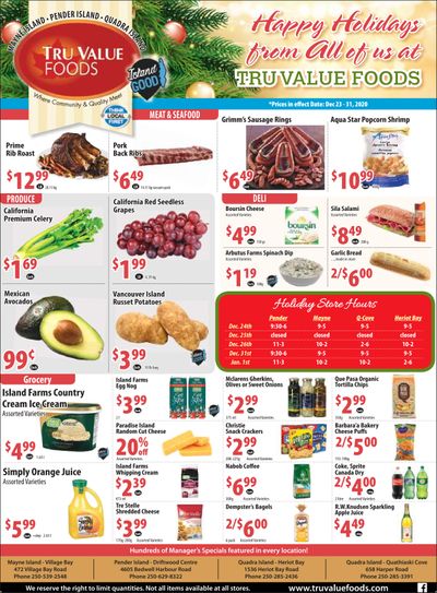 Tru Value Foods Flyer December 23 to 31