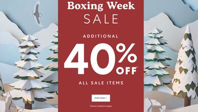 Roots Canada Boxing Day Sale Starts Today: Extra 40% Off Sale