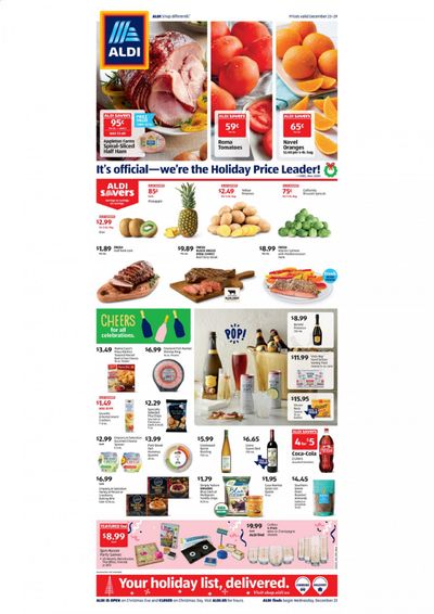 ALDI Weekly Ad Flyer December 23 to December 29