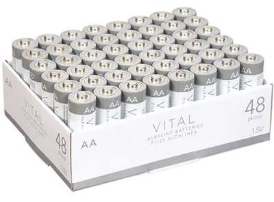 Vital AA Alkaline Batteries - 48-Pack For $9.50 At The Source Canada