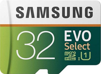 Samsung MicroSDHC EVO Select 32GB Memory Card with Adapter (MB-ME32GA/AM) [Amazon Exclusive] For $9.99 At Amazon Canada