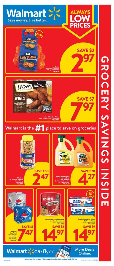 Walmart (West) Flyer December 26 to 30