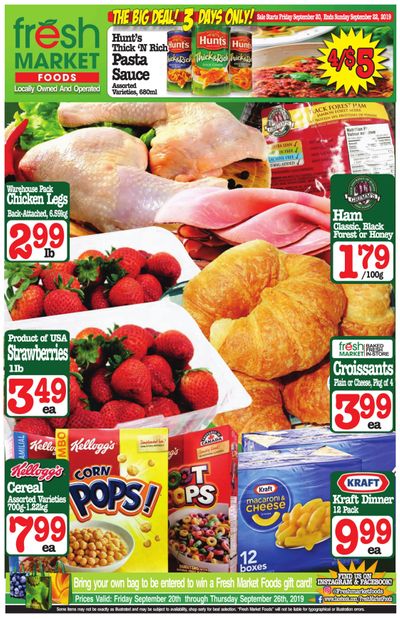Fresh Market Foods Flyer September 20 to 26