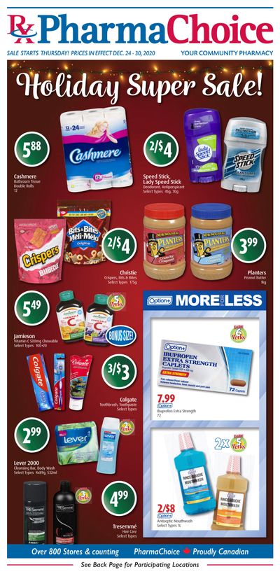 PharmaChoice (ON, NS, NB) Flyer December 24 to 30