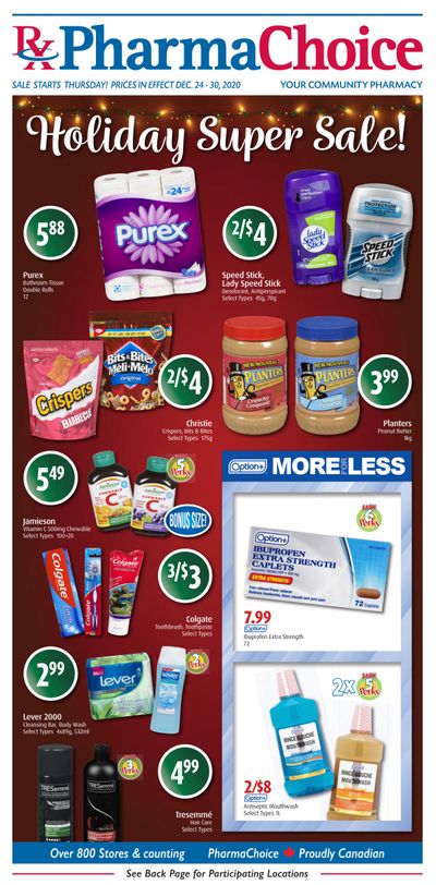 PharmaChoice (BC, AB, SK & MB) Flyer December 24 to 30