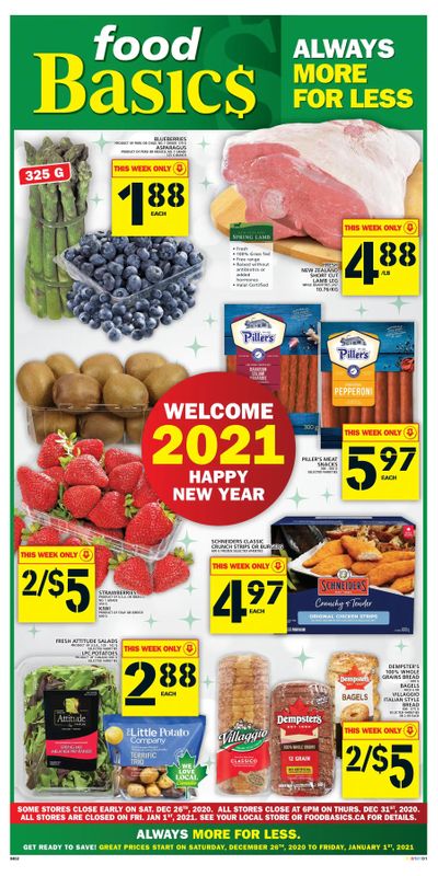 Food Basics (GTA) Flyer December 26 to January 1