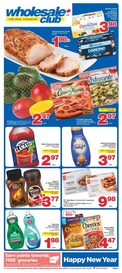 Real Canadian Wholesale Club Flyer December 26 to 30