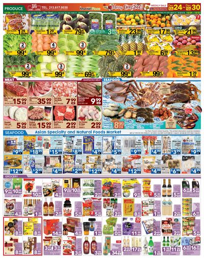 Little Tokyo Marketplace Holiday Weekly Ad Flyer December 24 to December 30, 2020