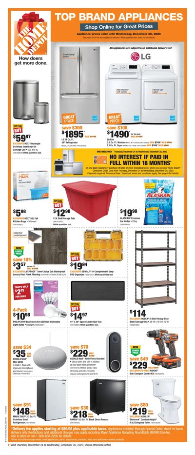 Home Depot (BC) Flyer December 24 to 30