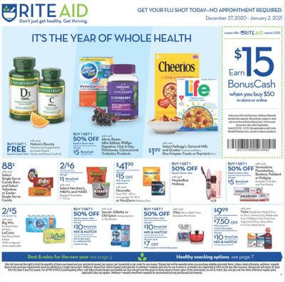 RITE AID Weekly Ad Flyer December 27 to January 2