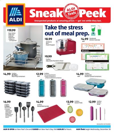 ALDI (CA) Weekly Ad Flyer December 30 to January 5