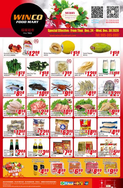 WinCo Food Mart (HWY 7) Flyer December 24 to 30 WinCo Food Mart (HWY 7) Flyer December 24 to 30