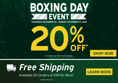 Atmosphere Canada Boxing Day Sale Starts Today