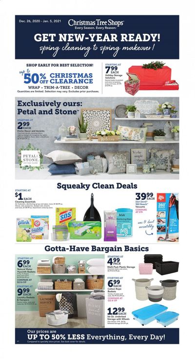 Christmas Tree Shops Weekly Ad Flyer December 26 to January 5