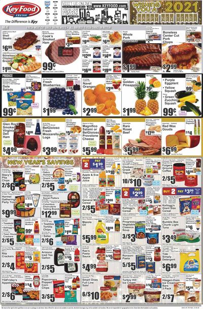 Key Food (NY) Weekly Ad Flyer December 25 to December 31