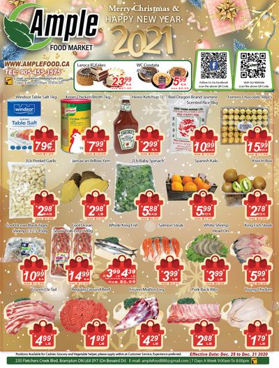 Ample Food Market Flyer December 26 to 31