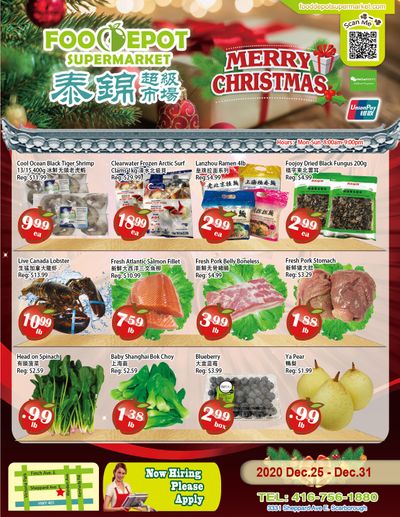Food Depot Supermarket Flyer December 25 to 31