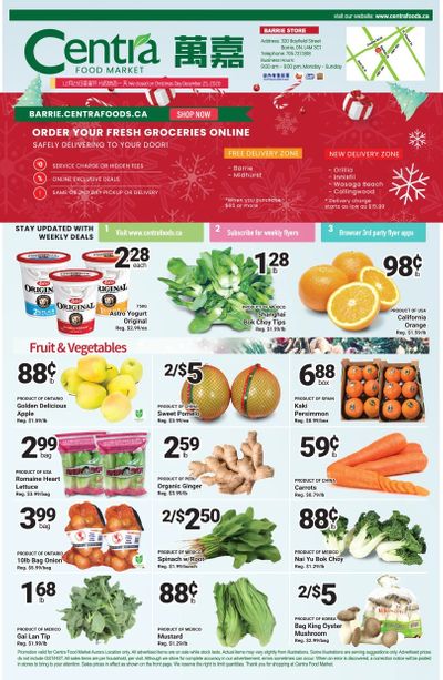 Centra Foods (Barrie) Flyer December 26 to 31