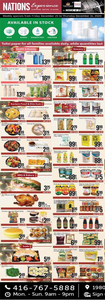 Nations Fresh Foods (Toronto) Flyer December 25 to 31