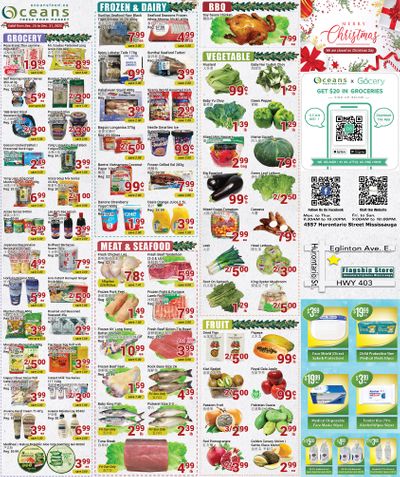 Oceans Fresh Food Market (Mississauga) Flyer December 25 to 31