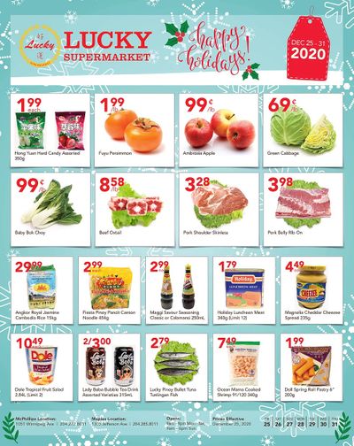 Lucky Supermarket (Winnipeg) Flyer December 25 to 31